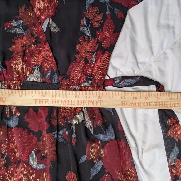 Elegant Dark Romantic Boho Fall Wedding Maxi Dress | Signature by Robbie Bee - Picture 5 of 8